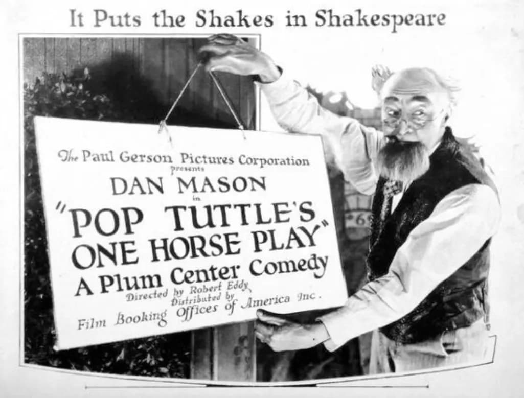 Pop Tuttle's One Horse Play poster