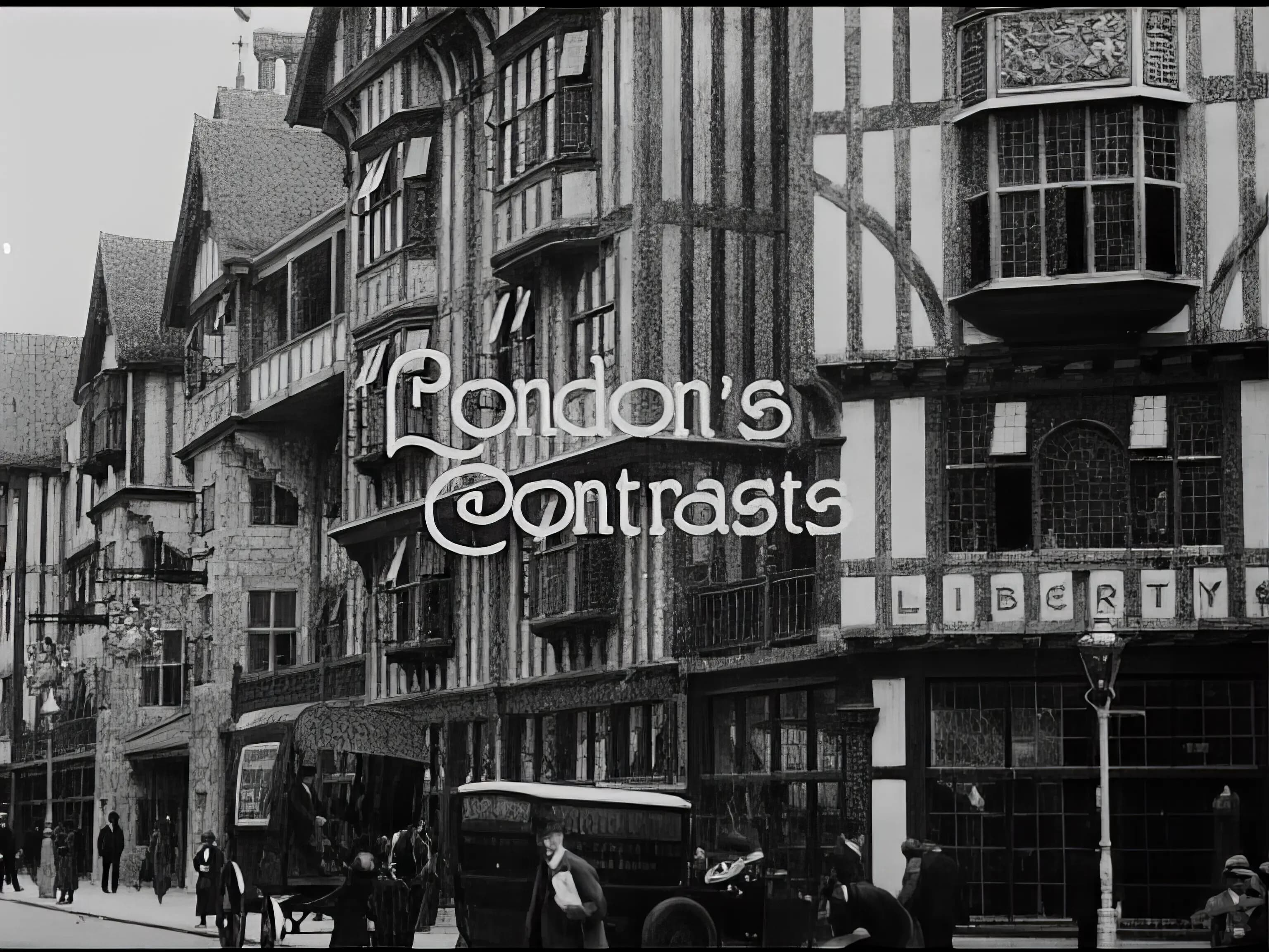 Wonderful London: London's Contrasts poster