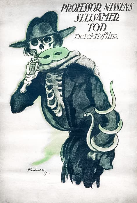 Professor Nissens seltsamer Tod poster – Cult Cinema