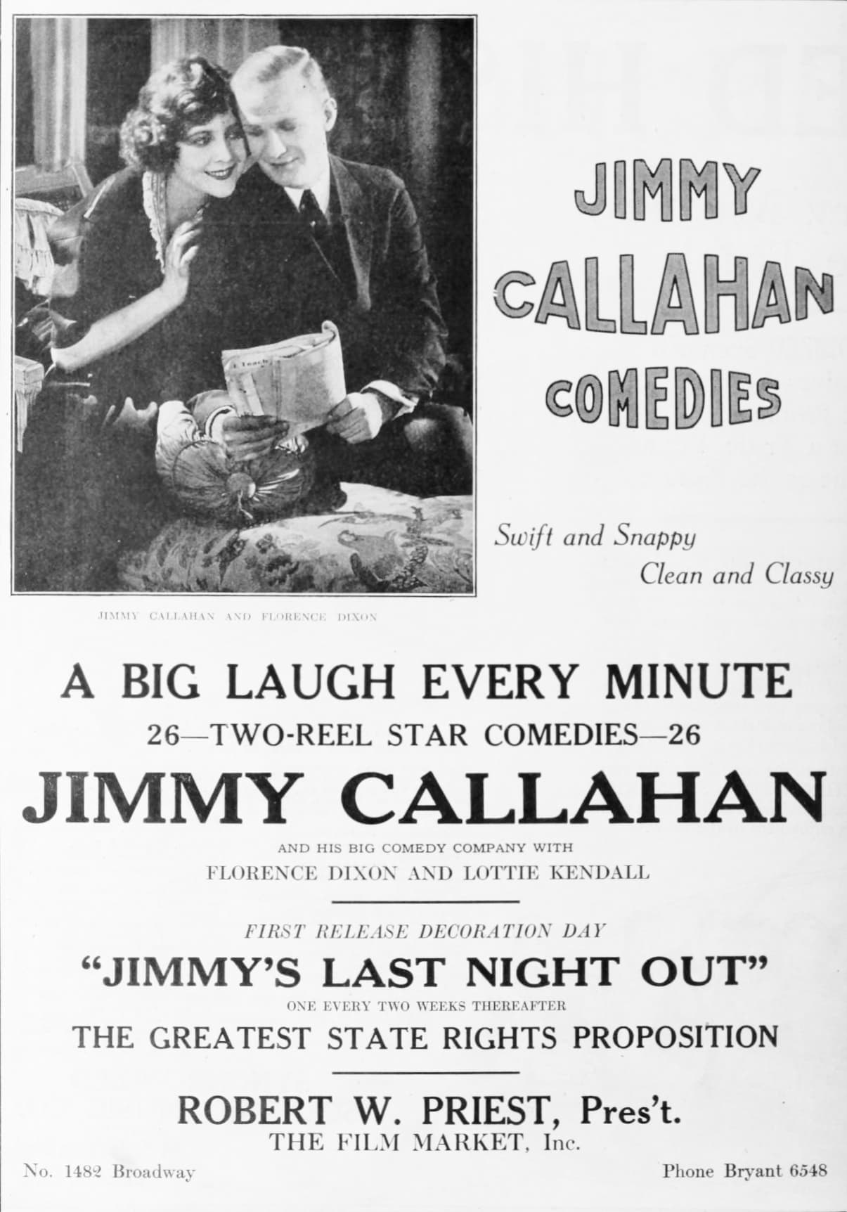 Jimmy's Last Night Out (1921) film backdrop