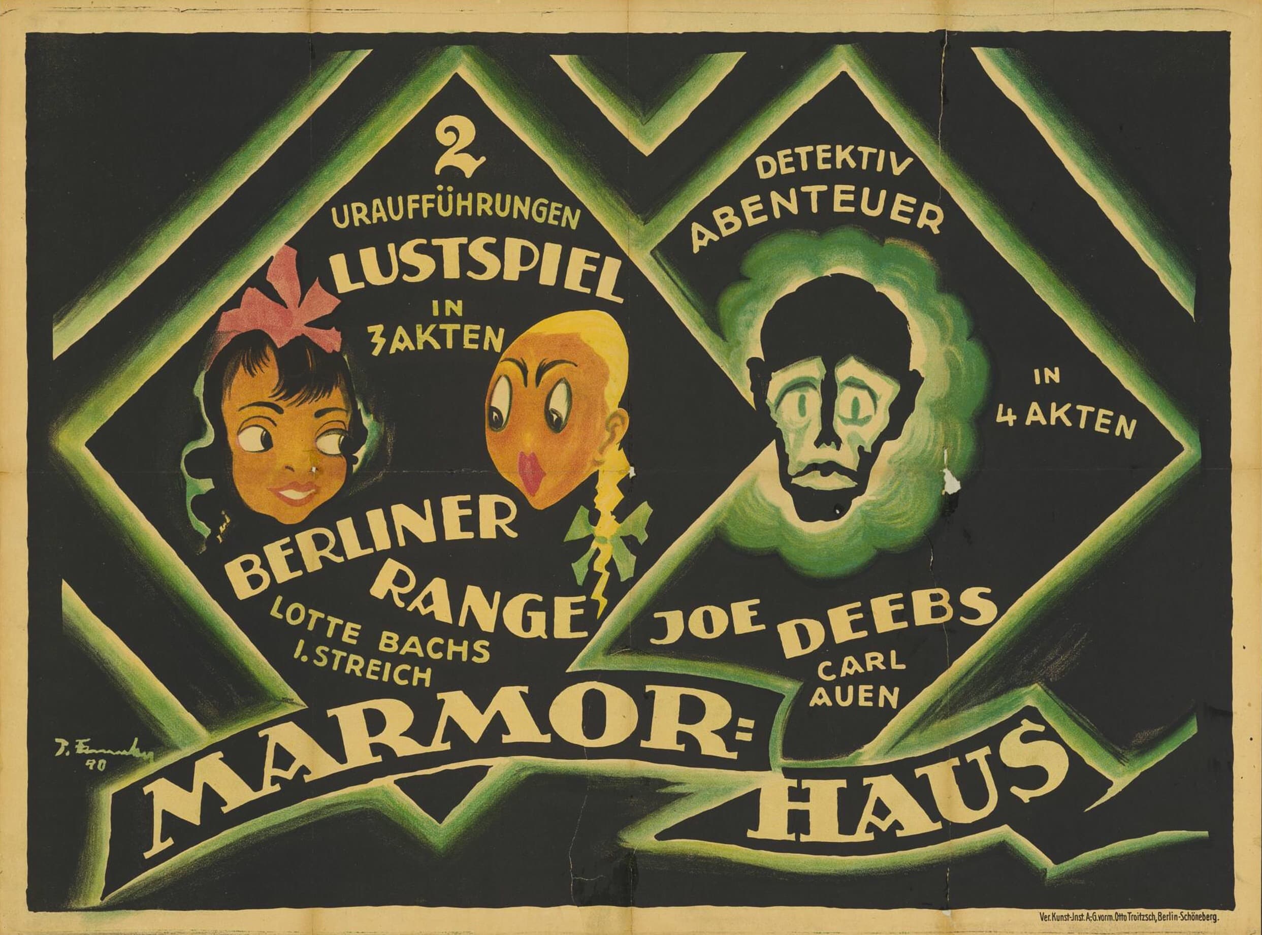 Die Berliner Range. 1. Streich: Lotte als Schulschreck poster