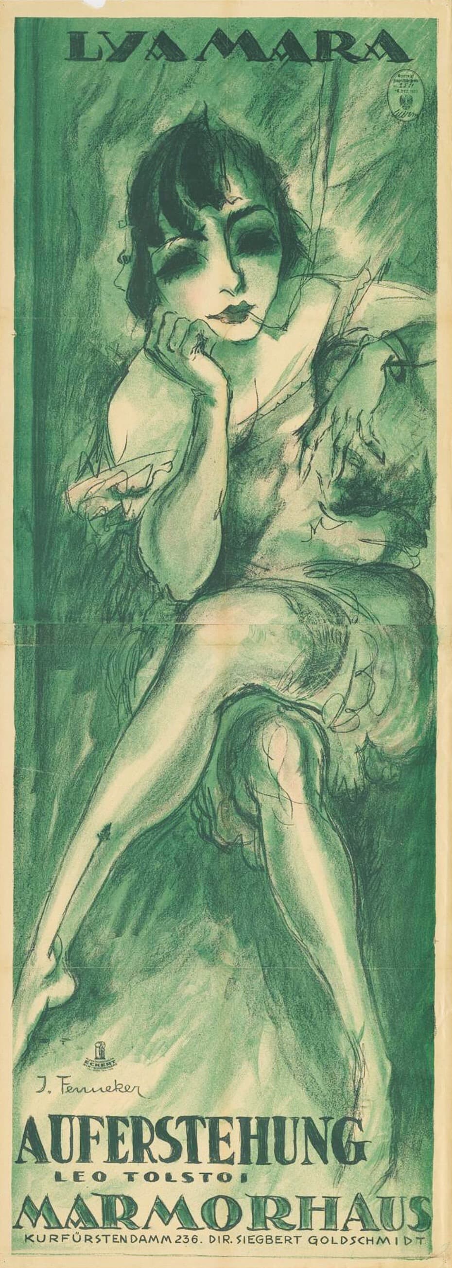 Auferstehung. Katjuscha Maslowa poster – Cult Cinema