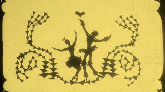 Das Ornament des verliebten Herzens