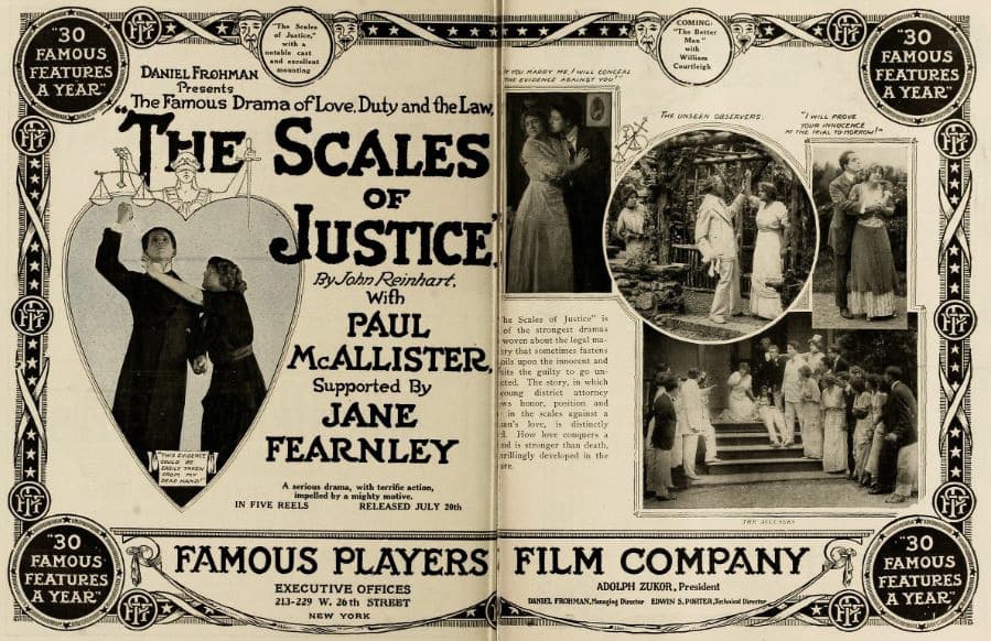 The Scales of Justice poster – Cult Cinema
