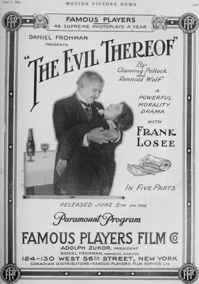 The Evil Thereof poster – Cult Cinema