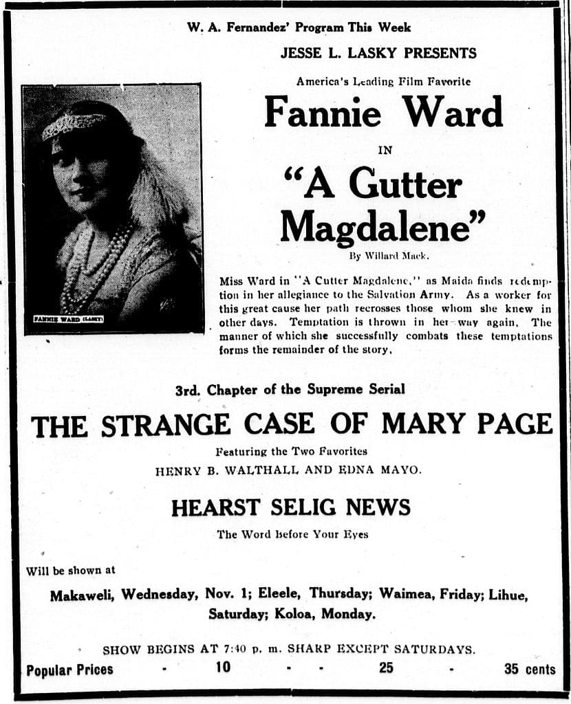 A Gutter Magdalene (1916) film backdrop