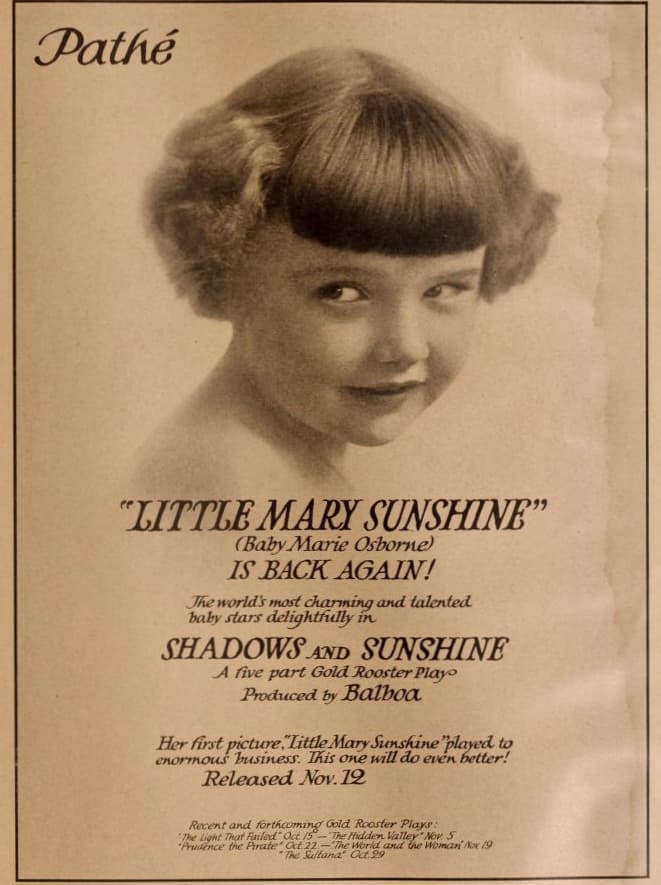 Shadows and Sunshine poster – Cult Cinema