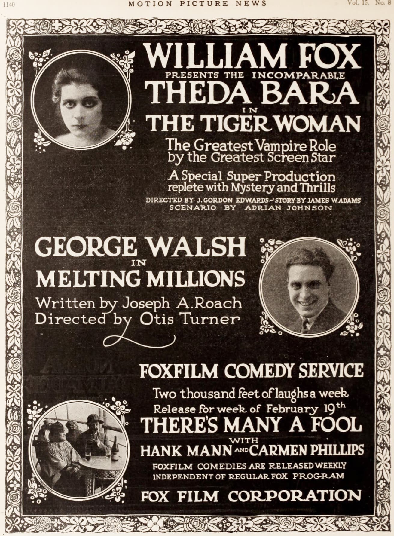 Melting Millions poster – Cult Cinema