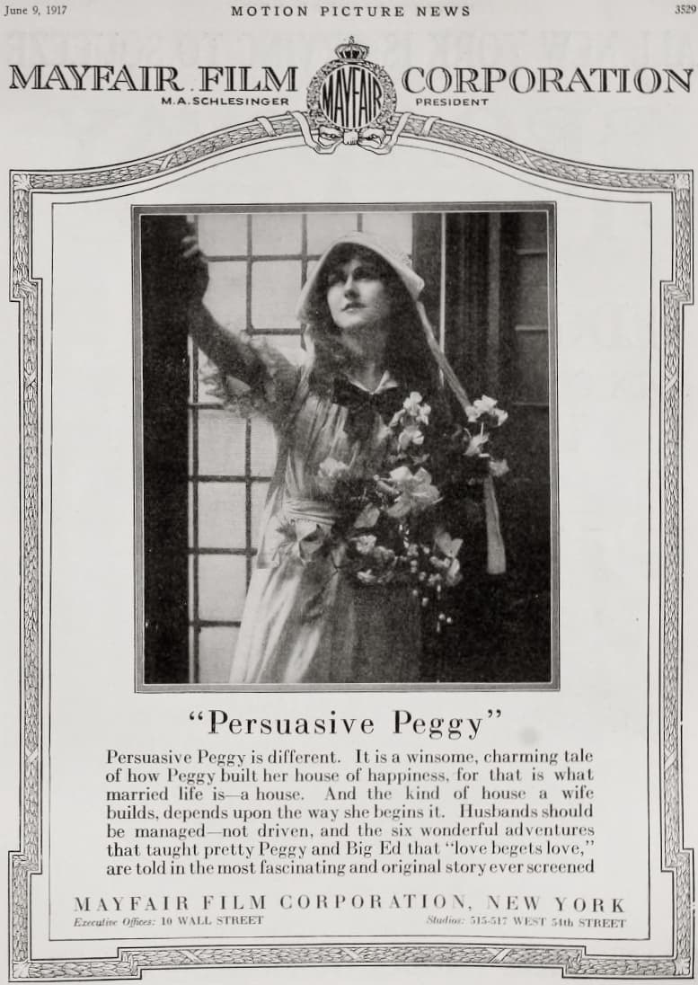 Persuasive Peggy (1917) film backdrop
