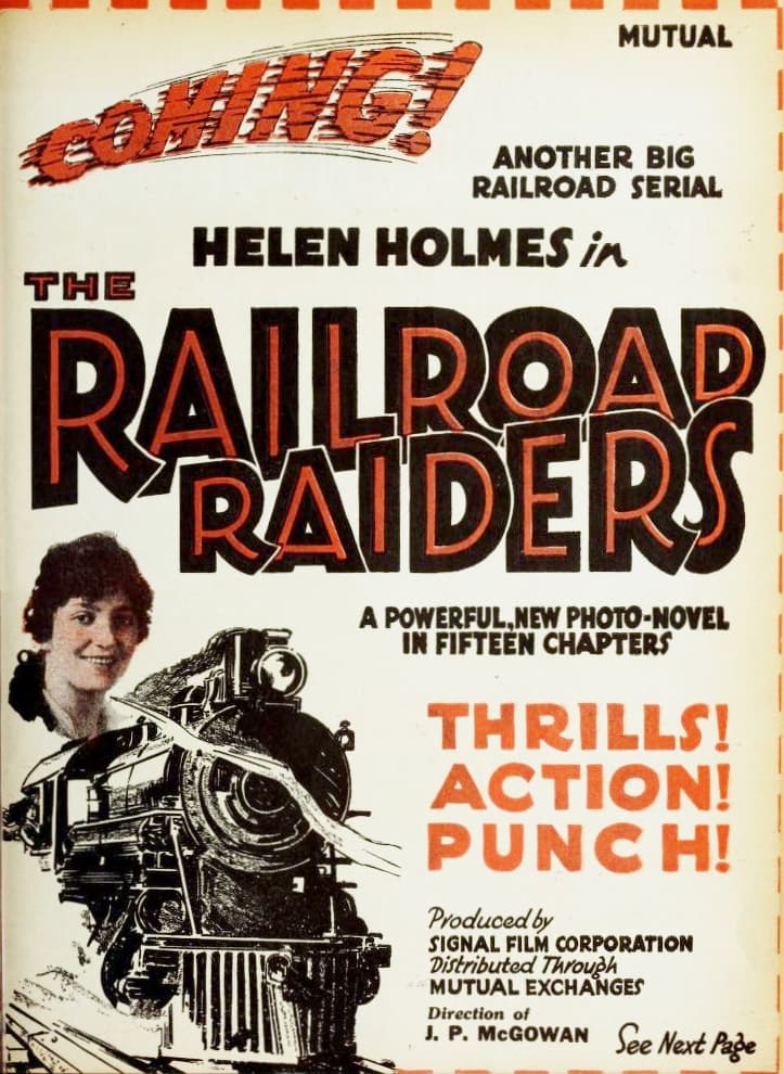 The Railroad Raiders (1917) film backdrop