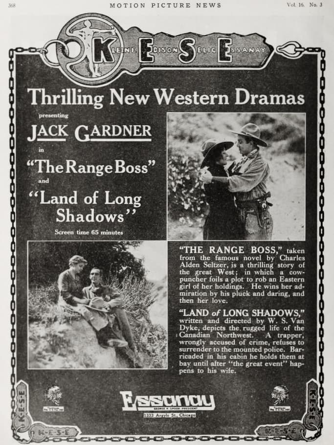 The Range Boss (1917) film backdrop
