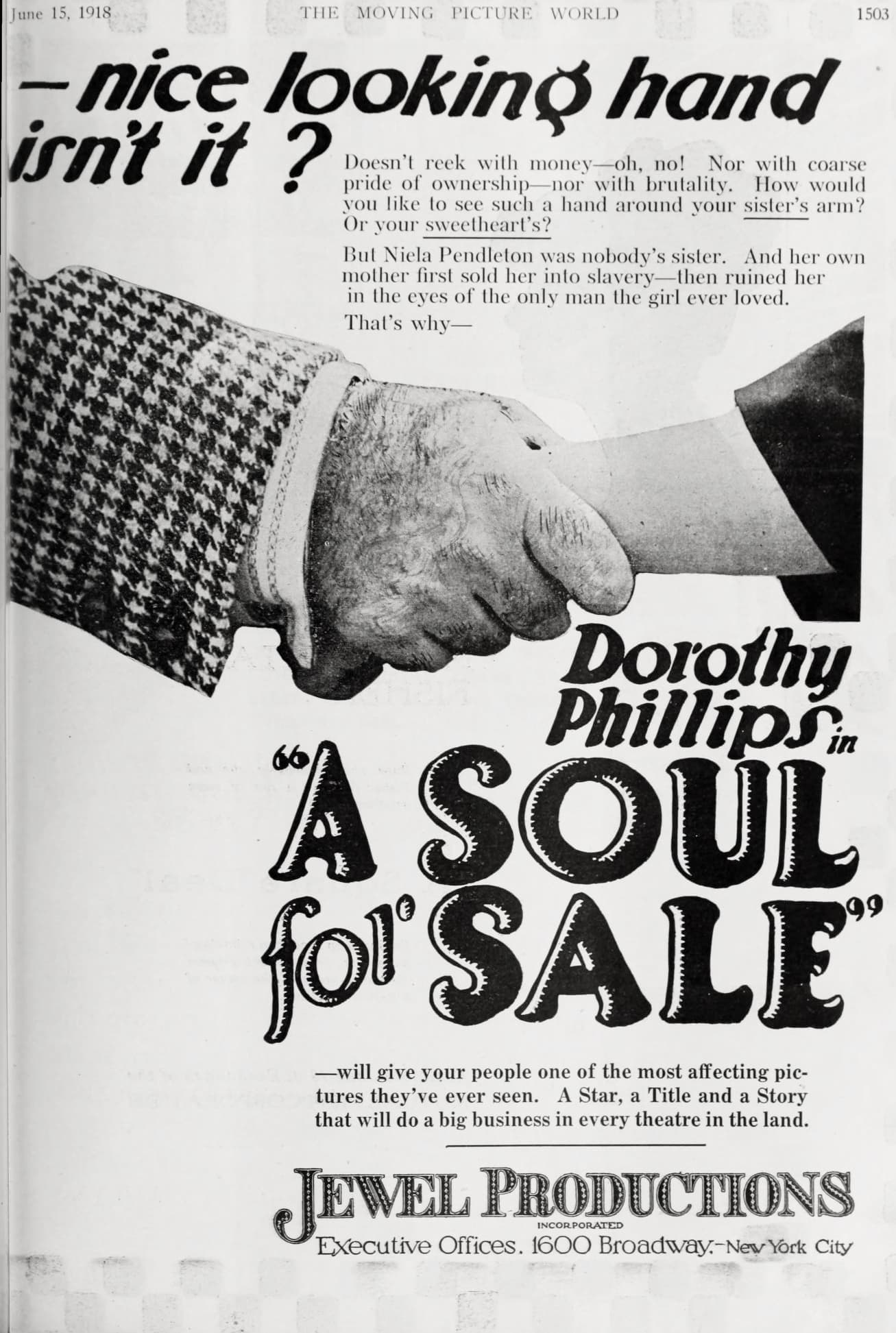 A Soul for Sale poster