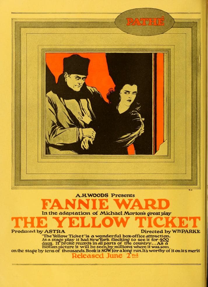 The Yellow Ticket poster