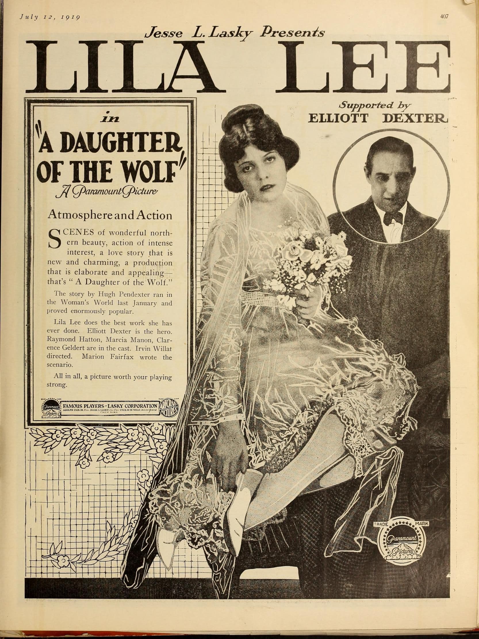 A Daughter of the Wolf poster