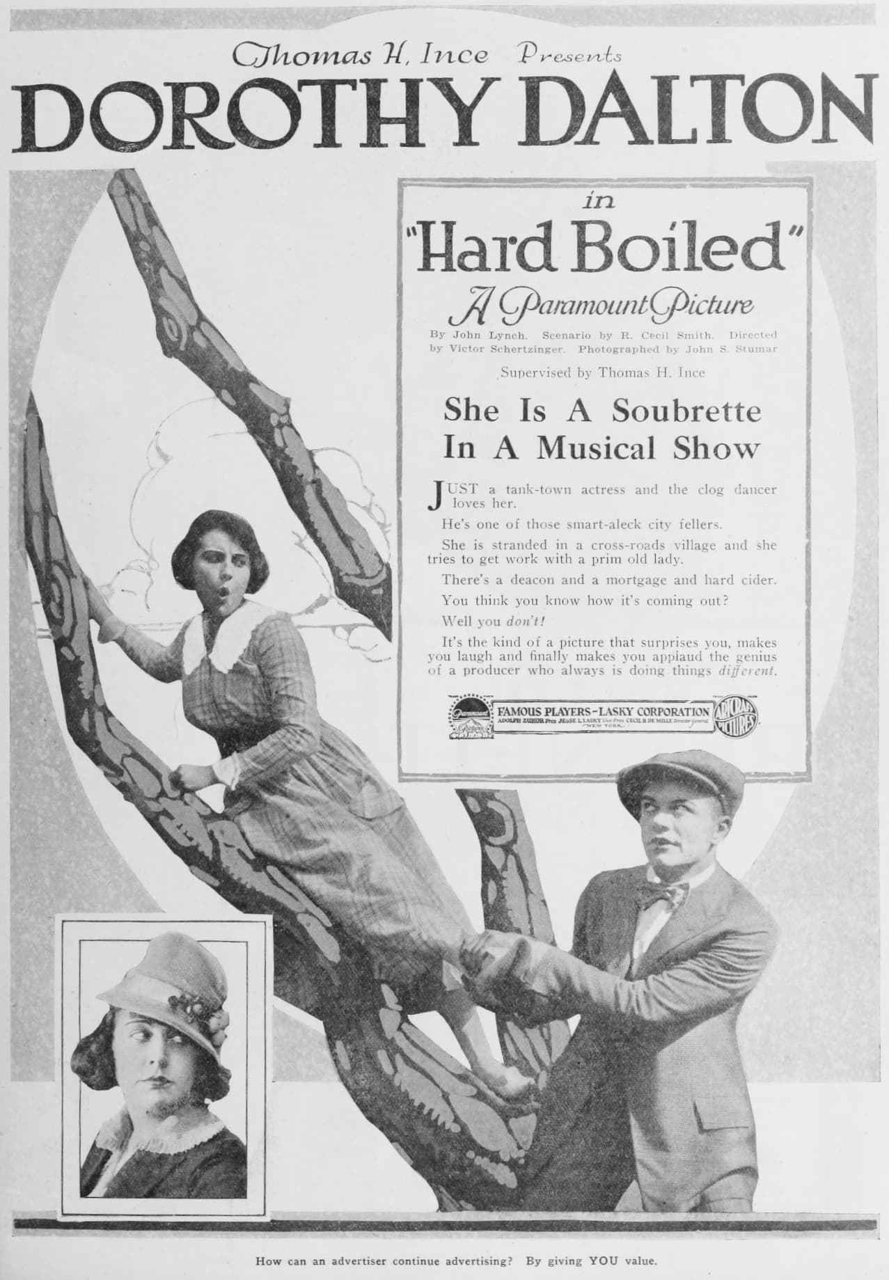 Hard Boiled (1919) film backdrop