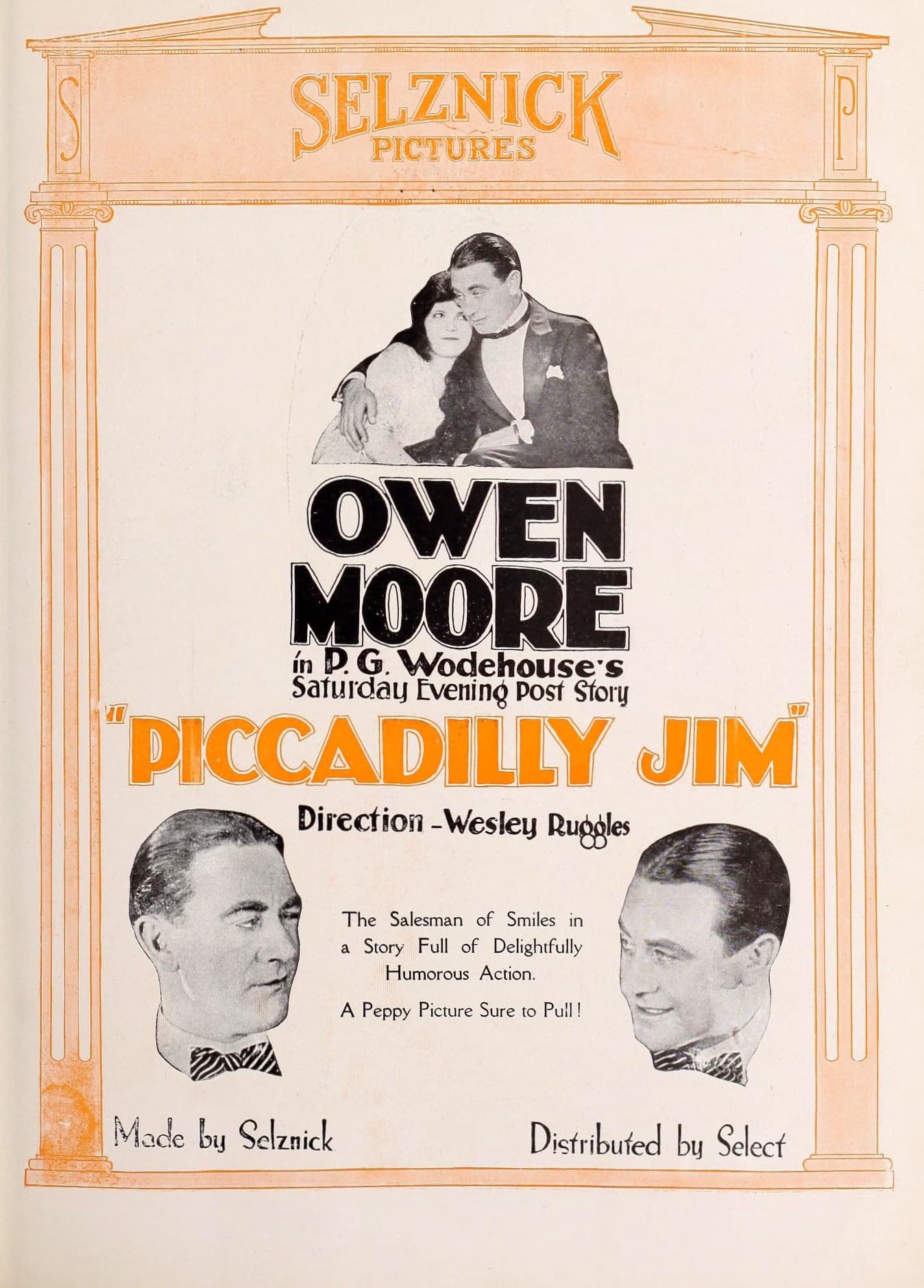 Piccadilly Jim (1919) film backdrop