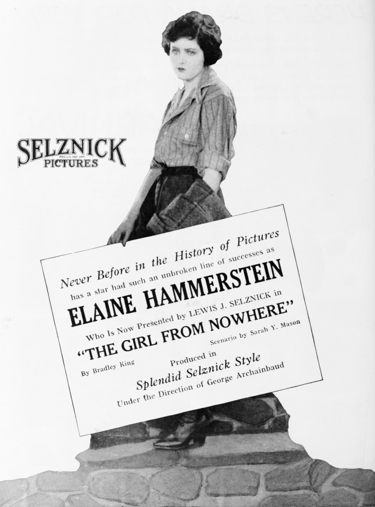 The Girl from Nowhere (1921) film backdrop