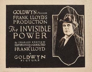 The Invisible Power (1921) film backdrop