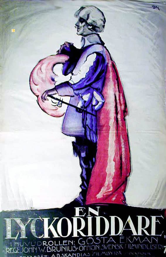 En lyckoriddare poster – Cult Cinema