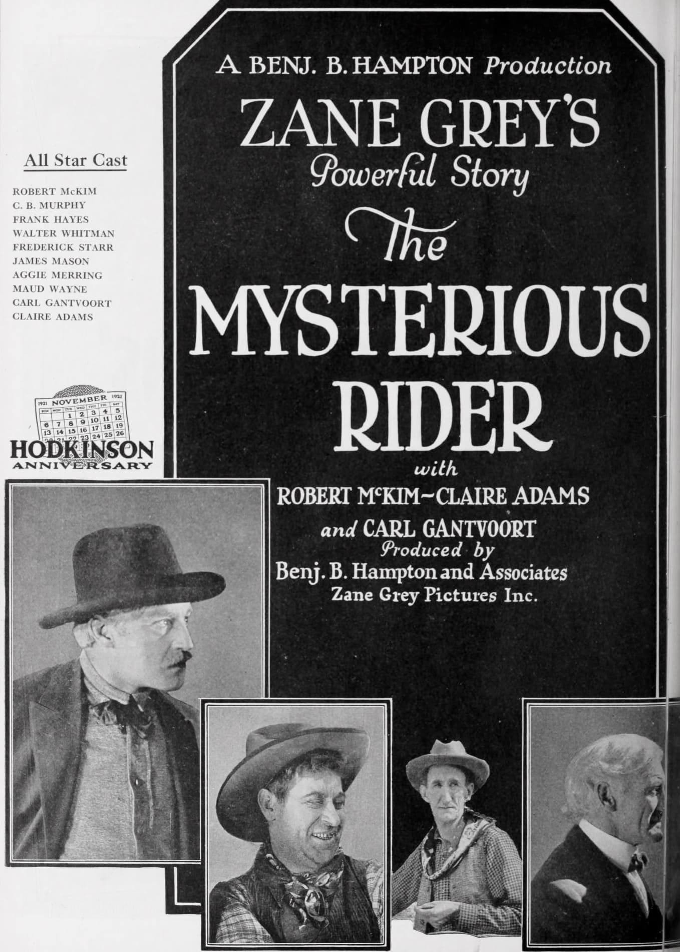 The Mysterious Rider poster – Cult Cinema