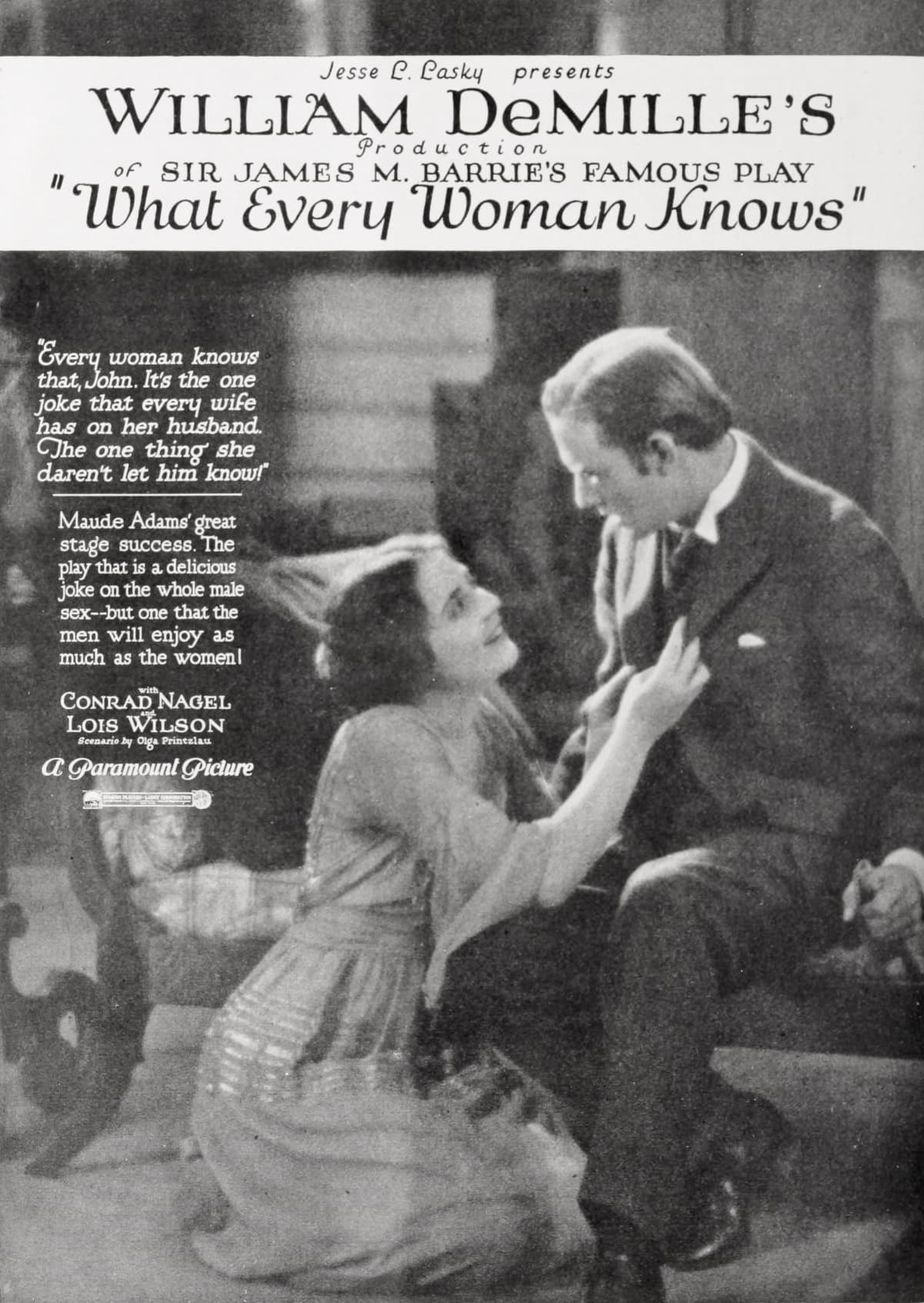 What Every Woman Knows poster