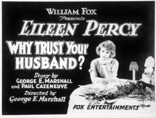 Why Trust Your Husband poster