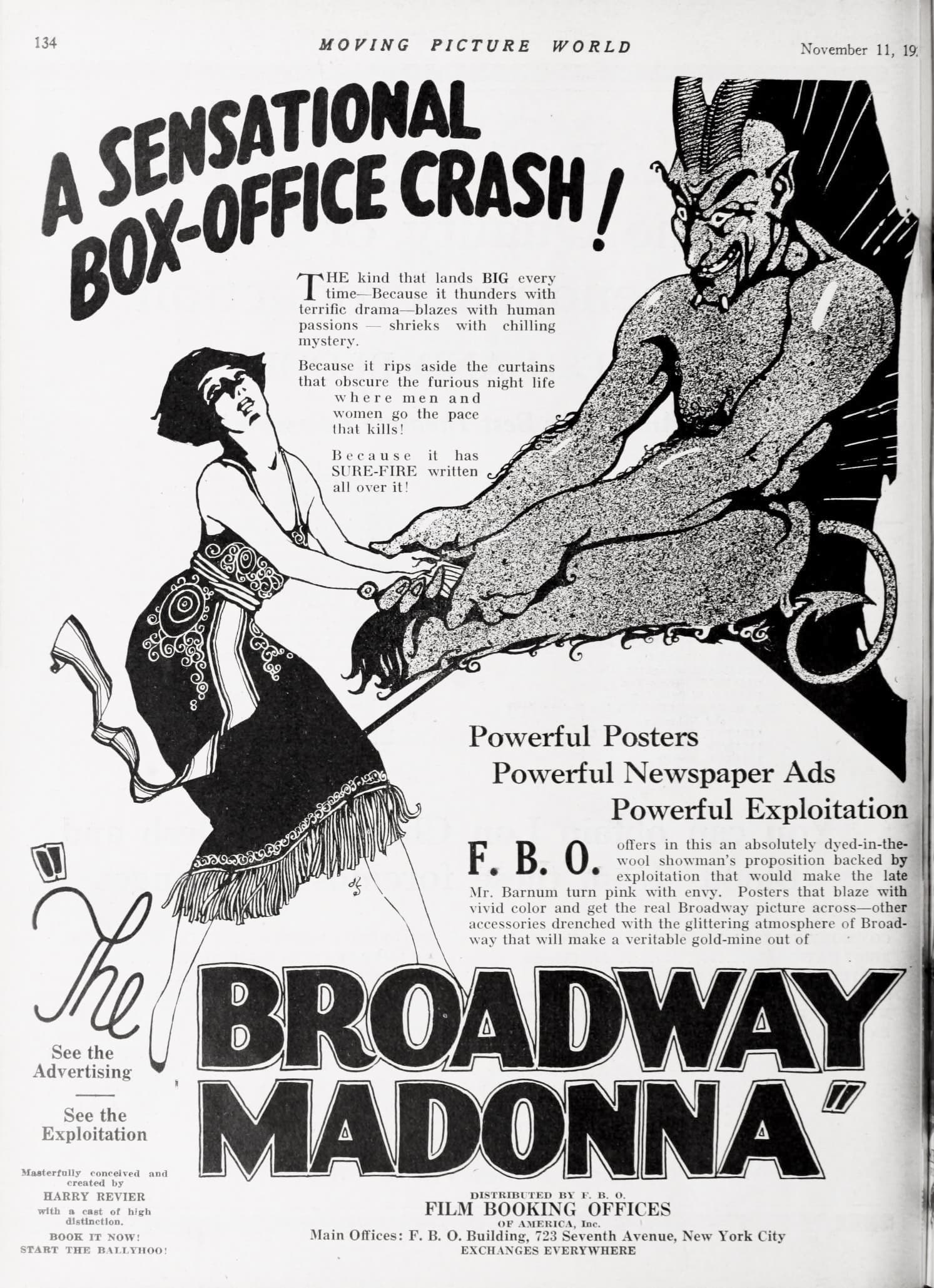 The Broadway Madonna poster – Cult Cinema