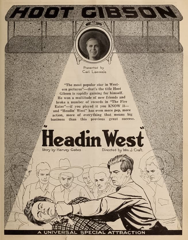 Headin' West poster – Cult Cinema