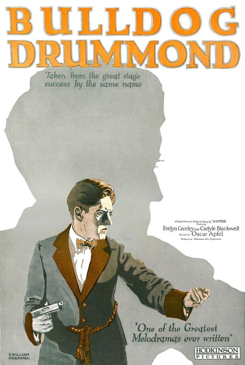 Bulldog Drummond poster – Cult Cinema
