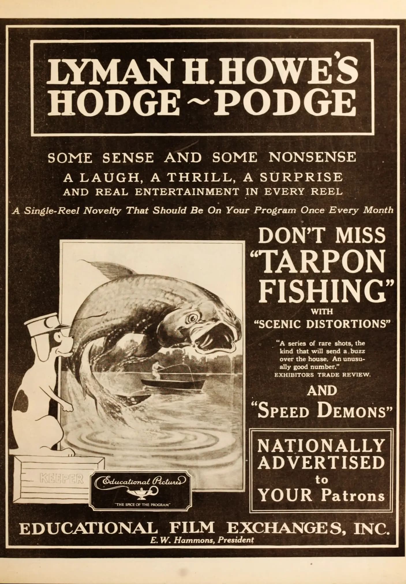 Fishing for Tarpon (1923) film backdrop