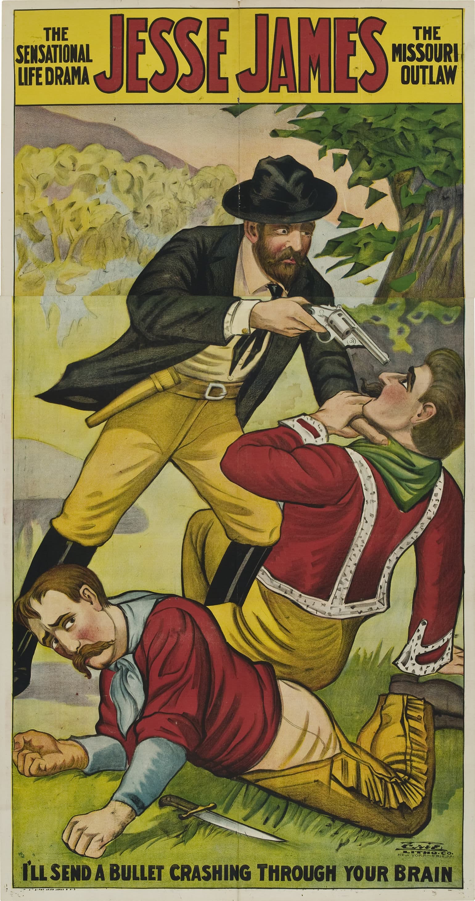 Jesse James as the Outlaw poster