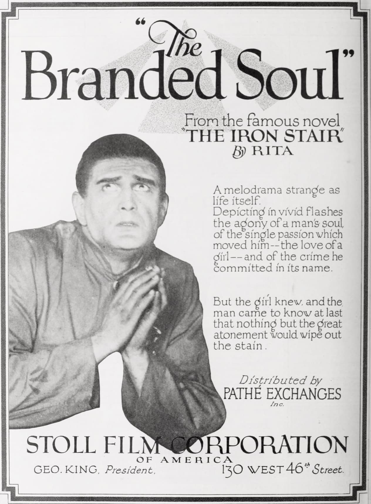 The Branded Soul (1921) film backdrop