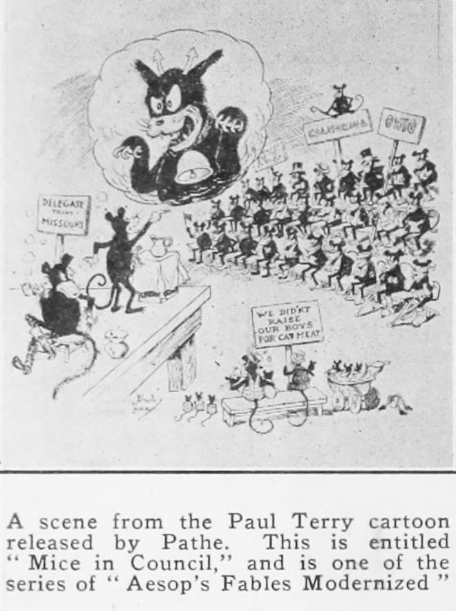 Mice in Council (1921) film backdrop