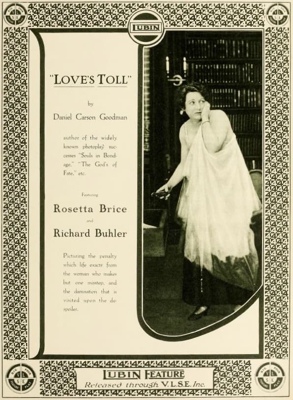 Love's Toll poster – Cult Cinema