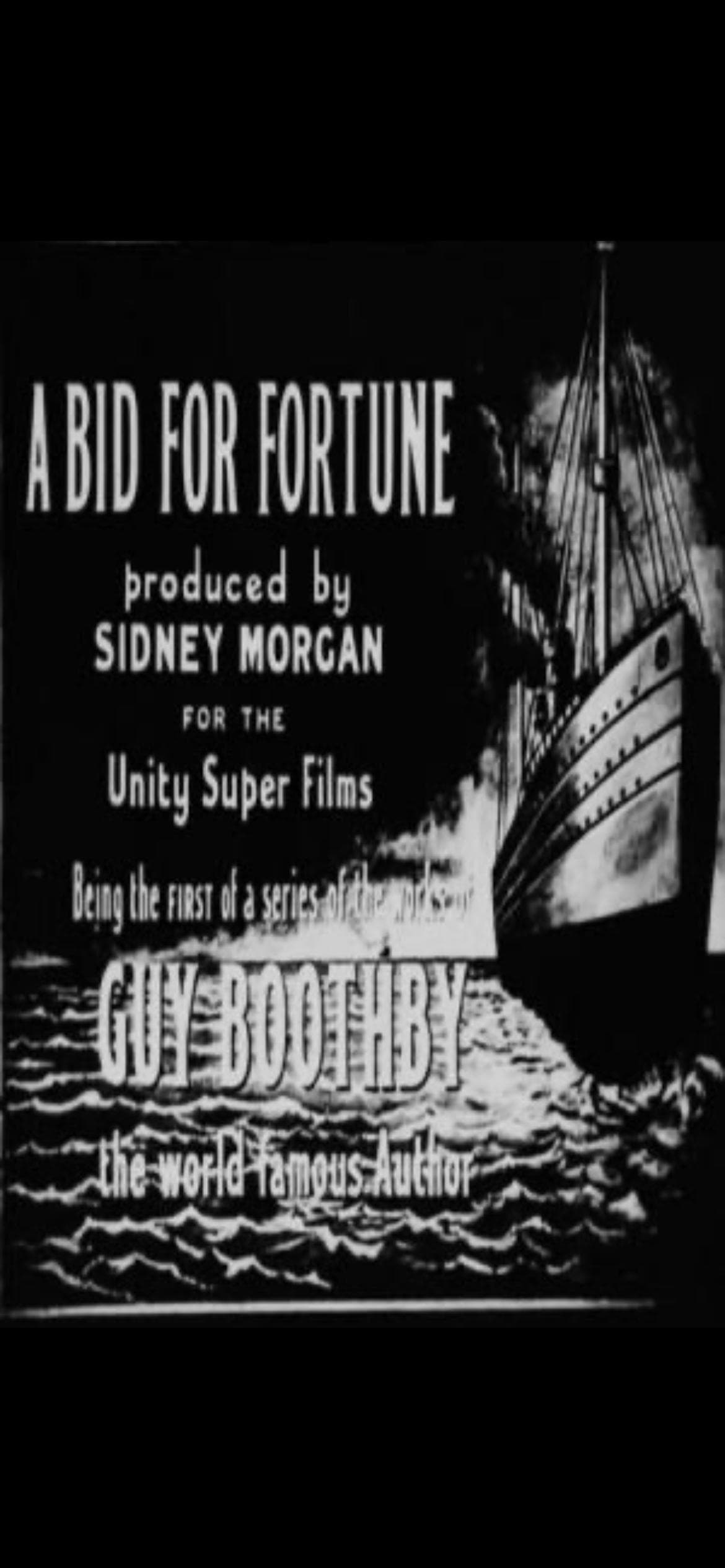 A Bid for Fortune (1917) film backdrop