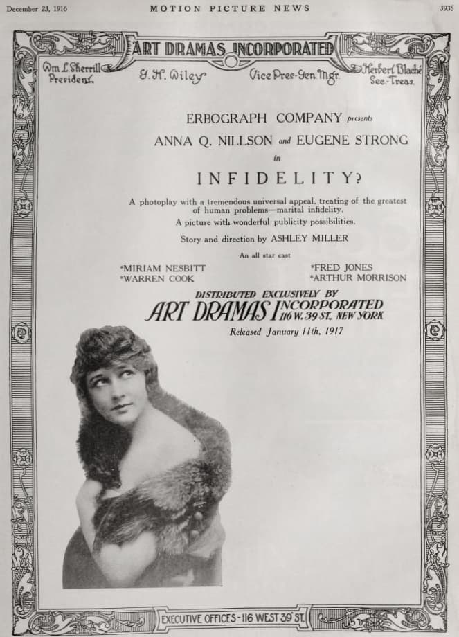 Infidelity (1917) film backdrop