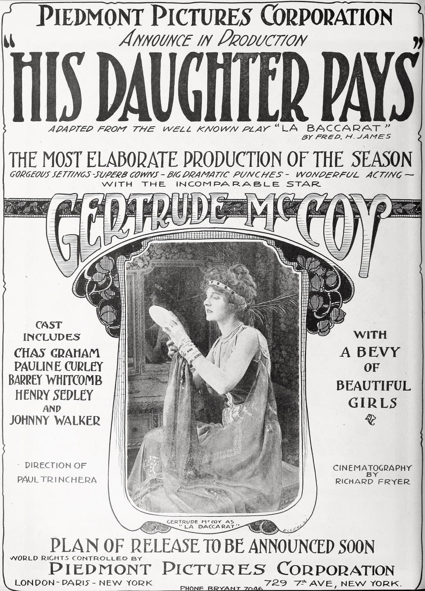 His Daughter Pays poster