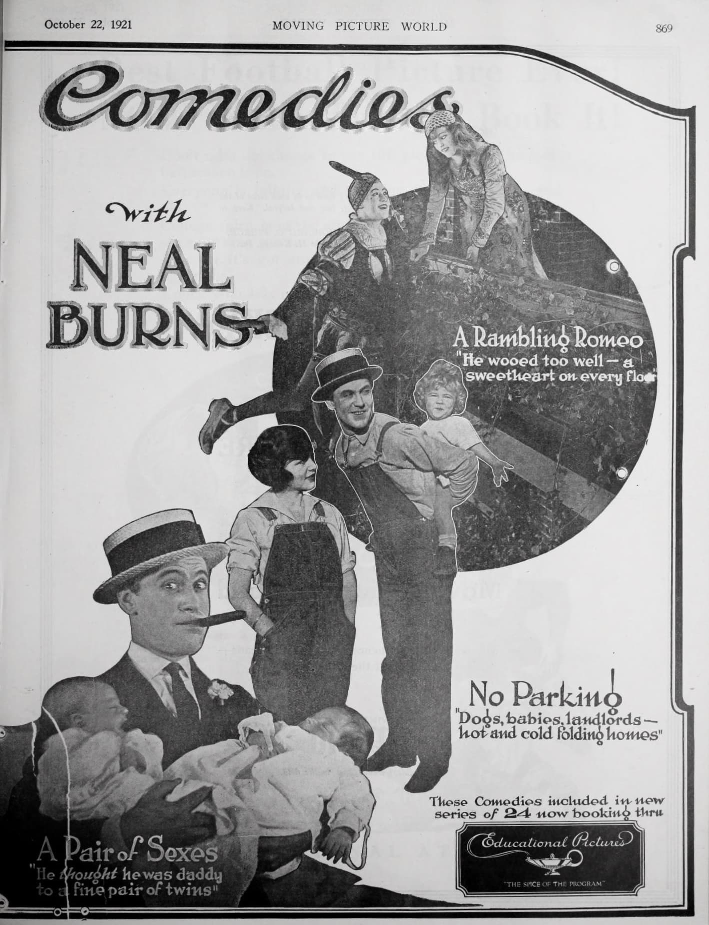 No Parking (1921) film backdrop