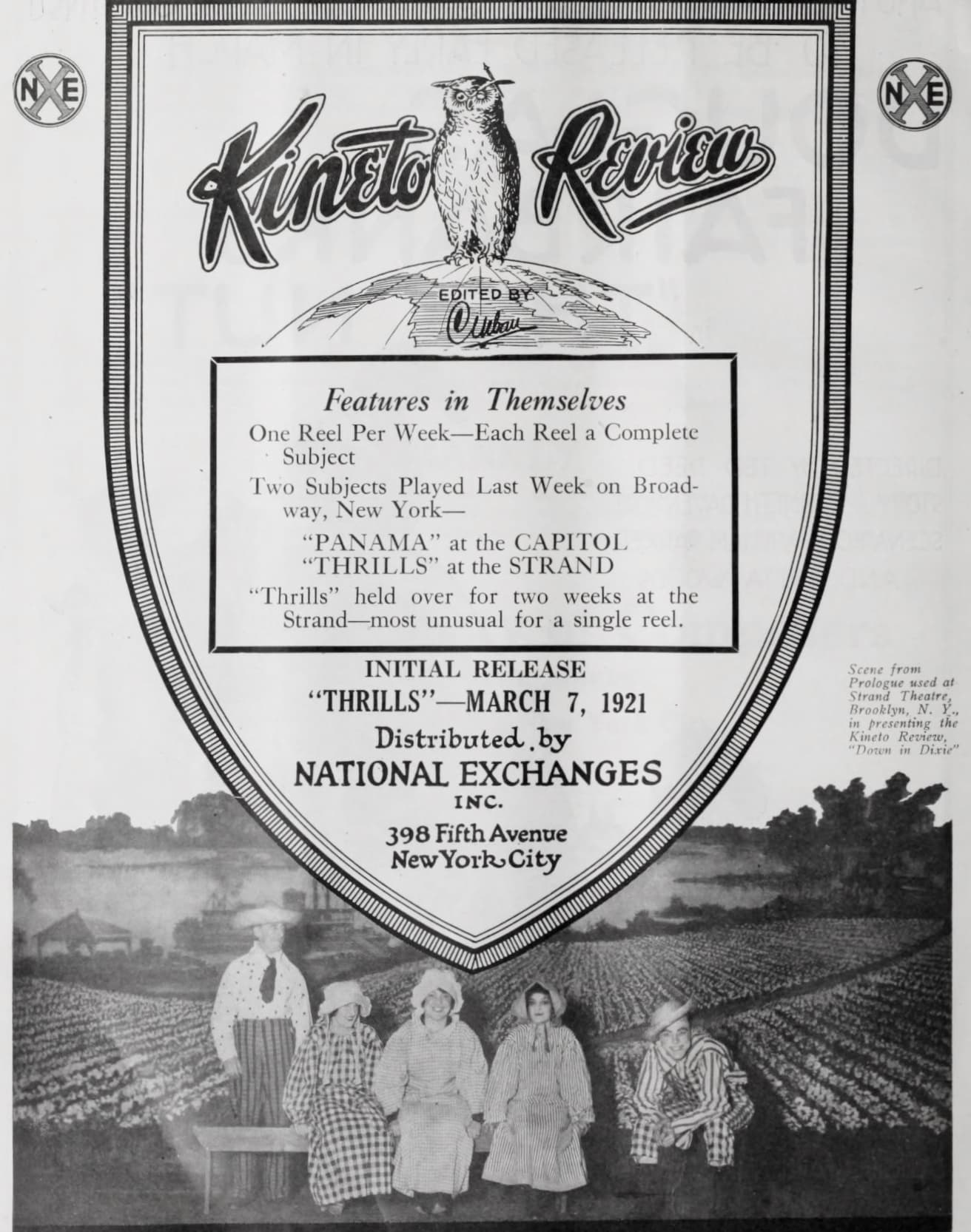 Thrills (1921) film backdrop