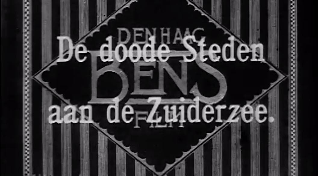 Den doode steden aan de Zuiderzee poster – Cult Cinema