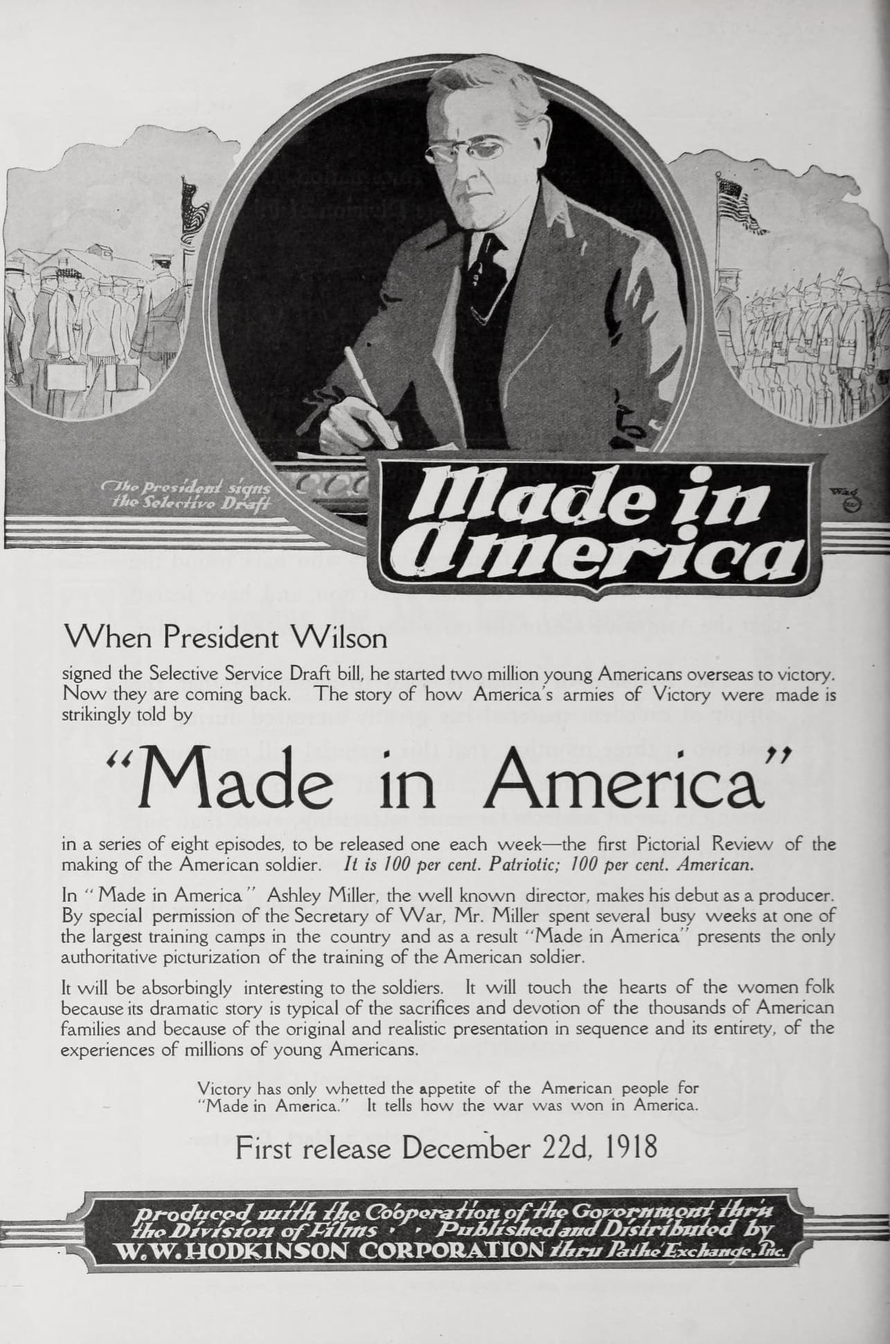Made in America (1918) film backdrop