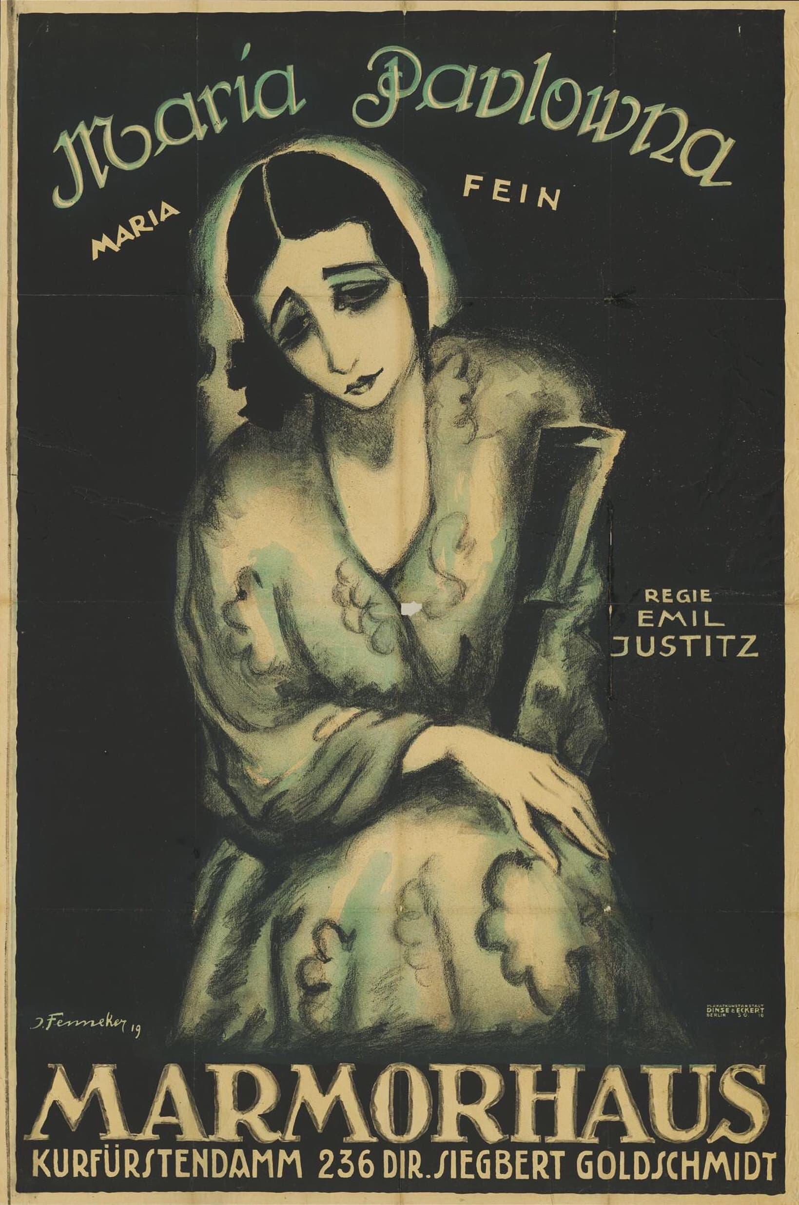 Maria Pavlowna (1919) film backdrop